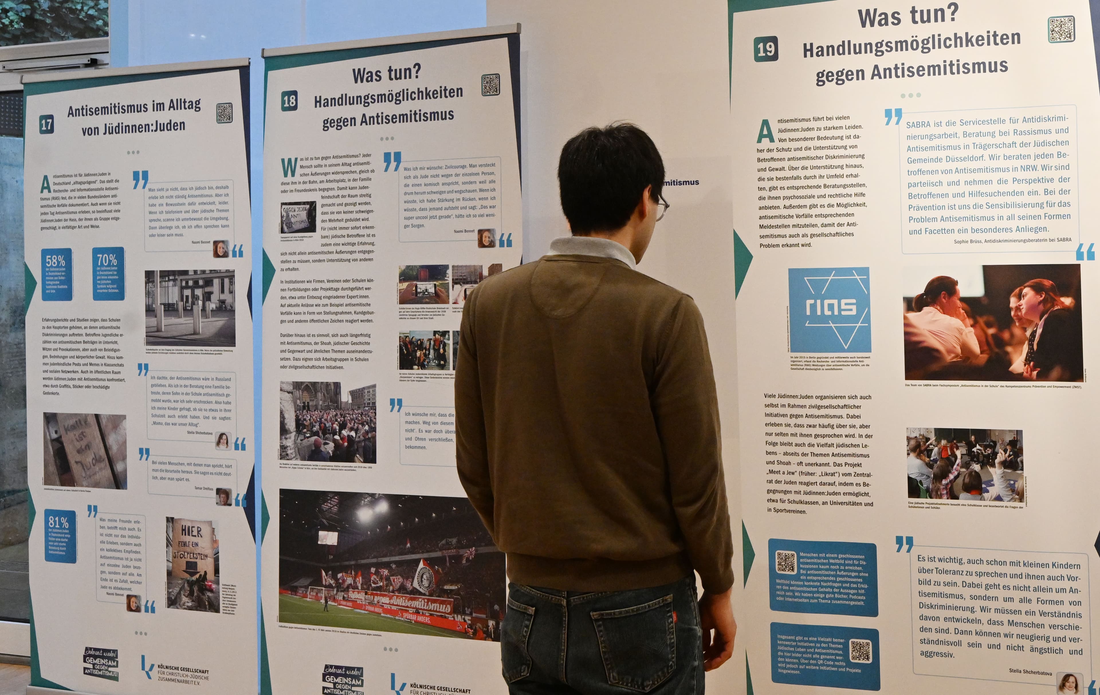 Einblick in die Sonderausstellung: "Du Jude!"
